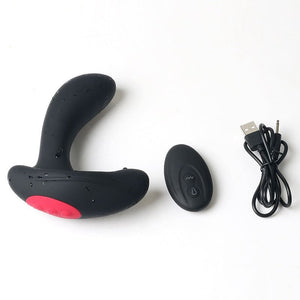 Plug anal gonflable vibrant rechargeable