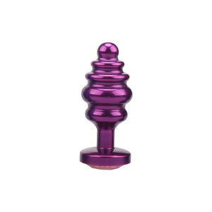 Plug anal spirale violet