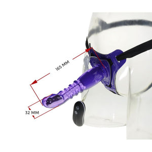 Gode ceinture vibreur violet dimensions
