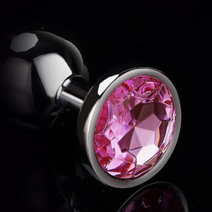 plug anal diamant rose bijou