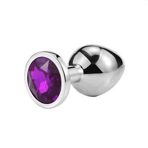 Plug anal diamant violet