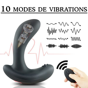 Plug anal gonflable vibrant mode de vibrations