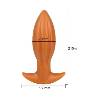 Plug anal orange taille