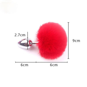 Plug anal pompom taille