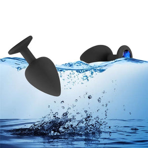 Plug anal silicone noir waterproof