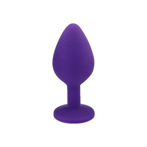 Plug anal silicone violet mdeium