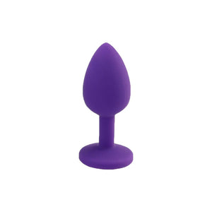Plug anal silicone violet petit