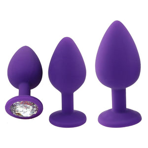 Plug anal silicone violet