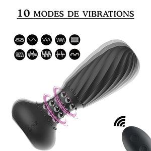 Plug anal tournant vibrations