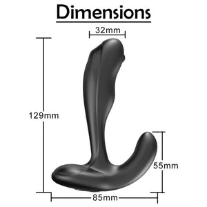 Stimulateur de Prostate Silicone dimensions