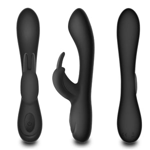 Gode Vibrant Noir clitoris
